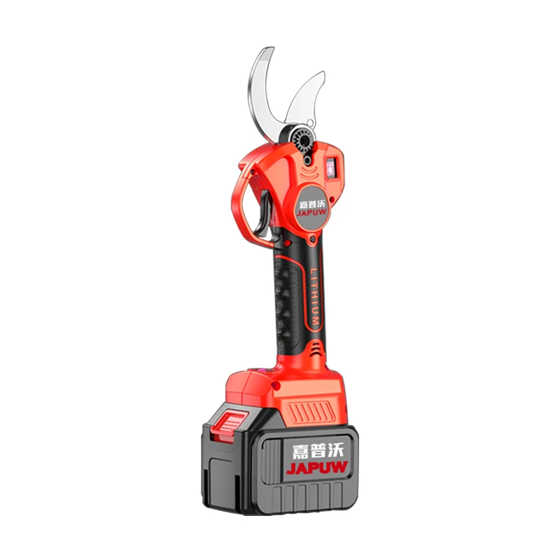 Portable 21V Electric Pruner 30mm Electric Pruning Shears Battery Operated Garden Cutter Tool Scissor Secateurs Branches Cutting