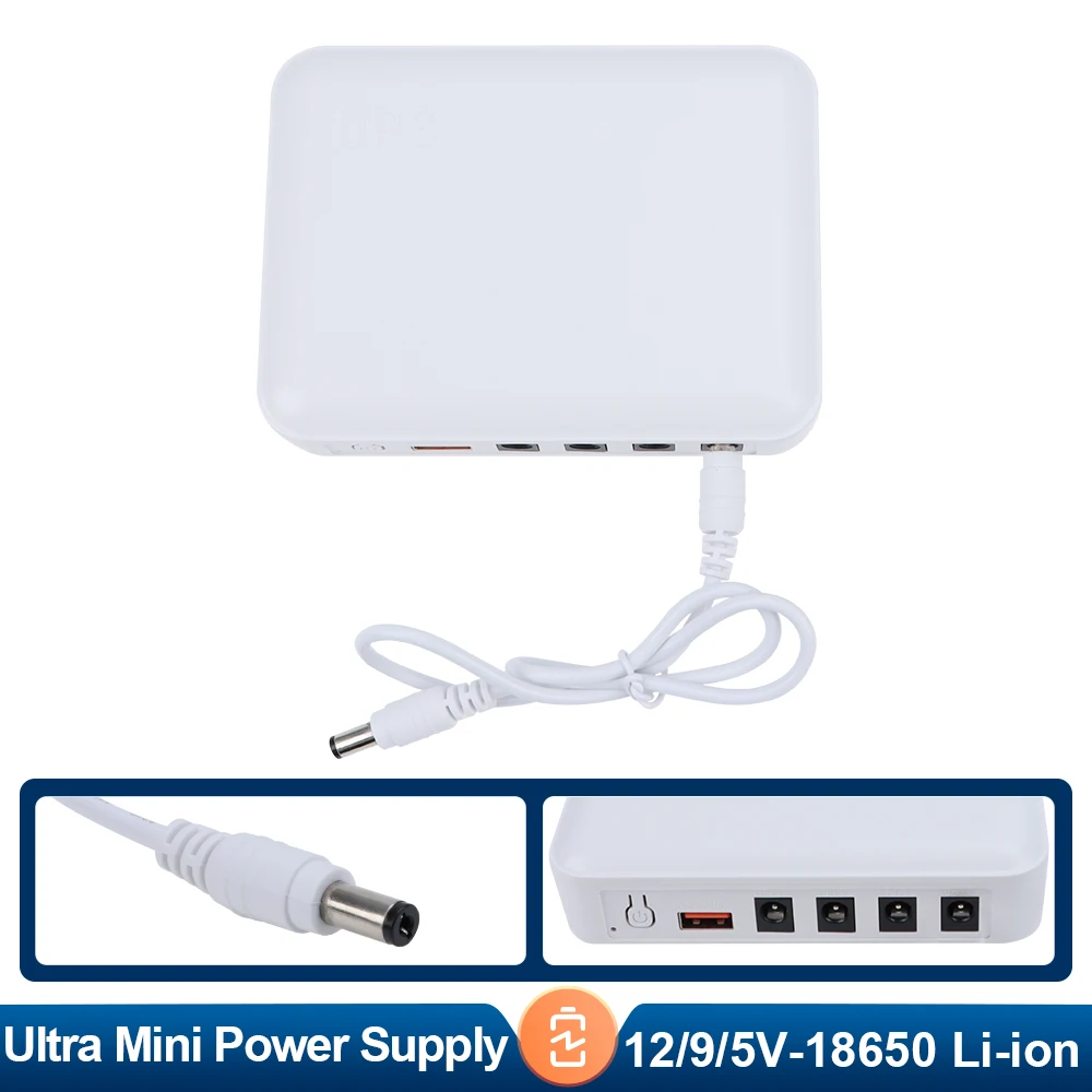 DC 5V/9V/12V литиевая батарея Резервный маршрутизатор Wi-Fi модем переключатель ЖК-дисплей зарядка однофазный вход/выход 220V трехфазный UPS