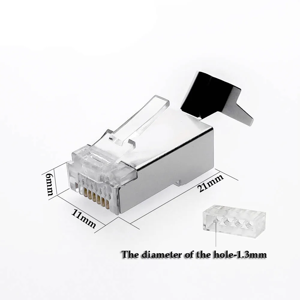 Glory Cat 7 rj45 Connector Network RJ45 8p8c Plug Connectors