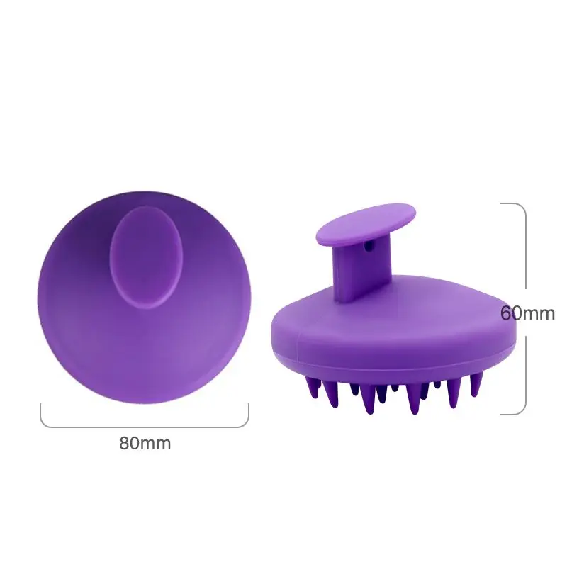 All silicone wholesale scalp massager shampoo hair brush head massage hair scalp massager brush