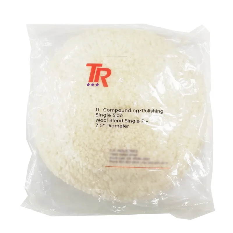 Automobile Polishing Pads, 7.5 Inch Double Sided Buffing Balls GBR Series Wool Polishing Discs for FRP Boat Mold