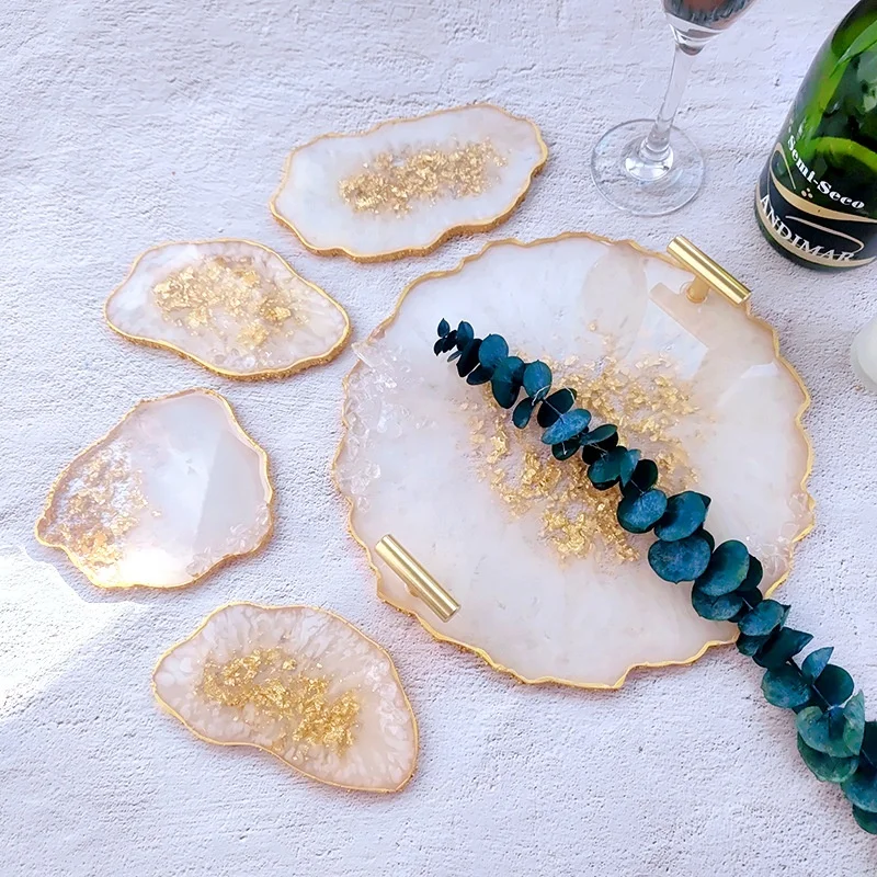 Формы для эпоксидной смолы нестандартные формы подставки под горку силиконовые литья Агат