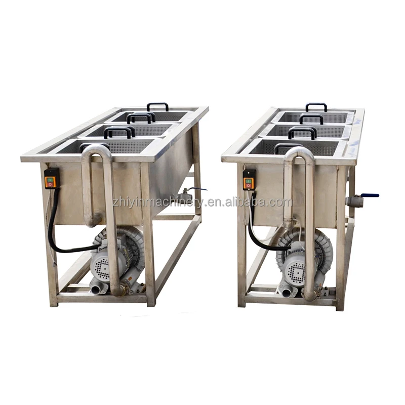 Полностью автоматическая линия для мойки овощей и фруктов