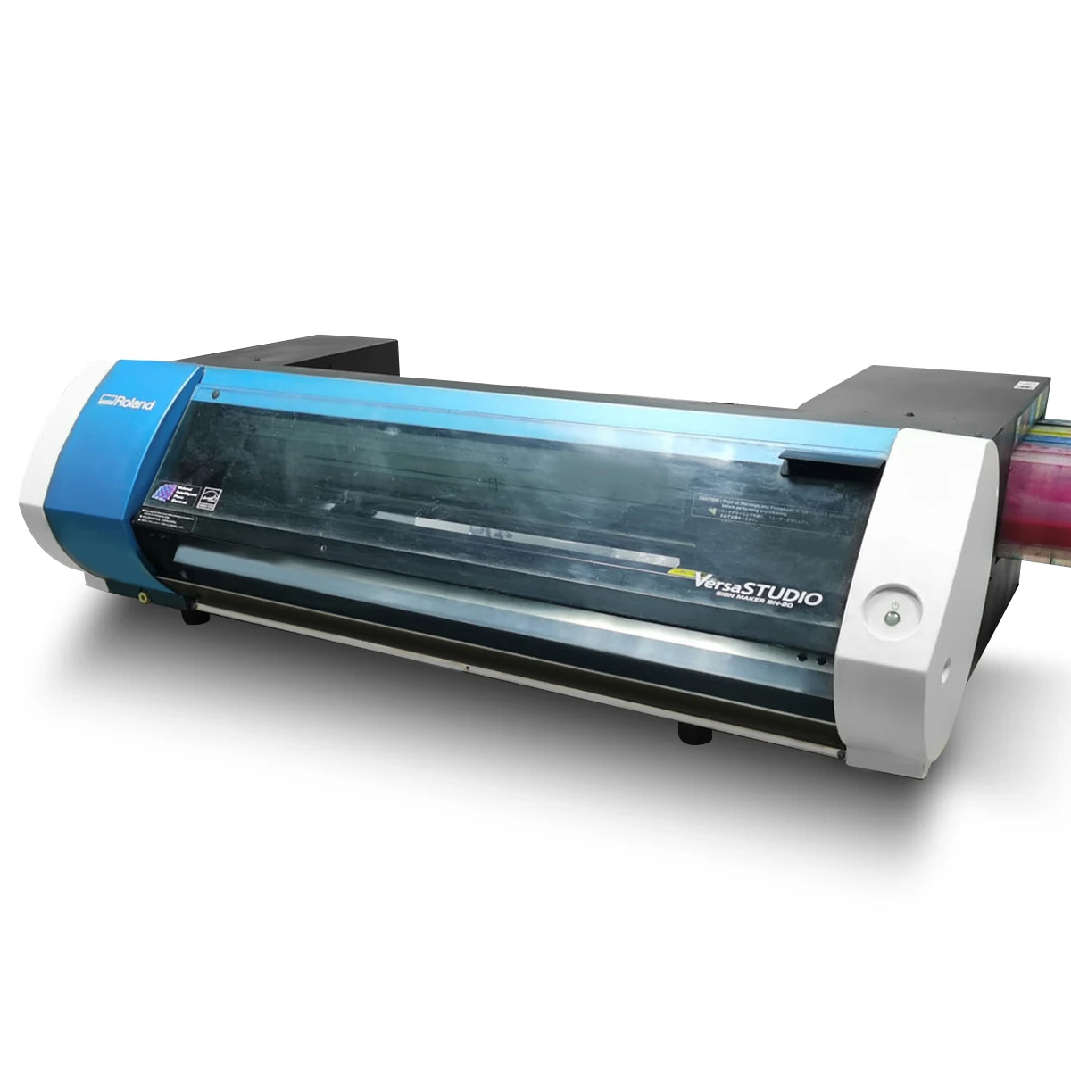 secondhand Roland bn20 printer use DX7 printhead printing and cutting machine for vinyl stickers label printer