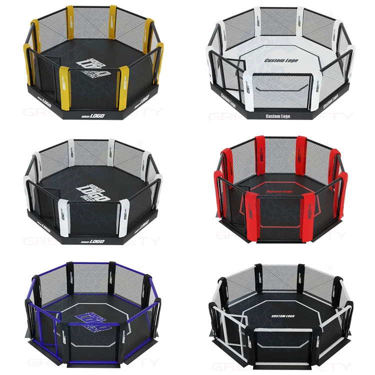 Best new cage mma octatogo Customizable flooring small mma cage Quality frames fighting cage for MMA UFC