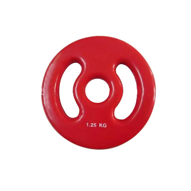 Regular Vinyl/Neoprene Dipping Plates with Two Hands Weight Plates Gym Equip Bumper Plates