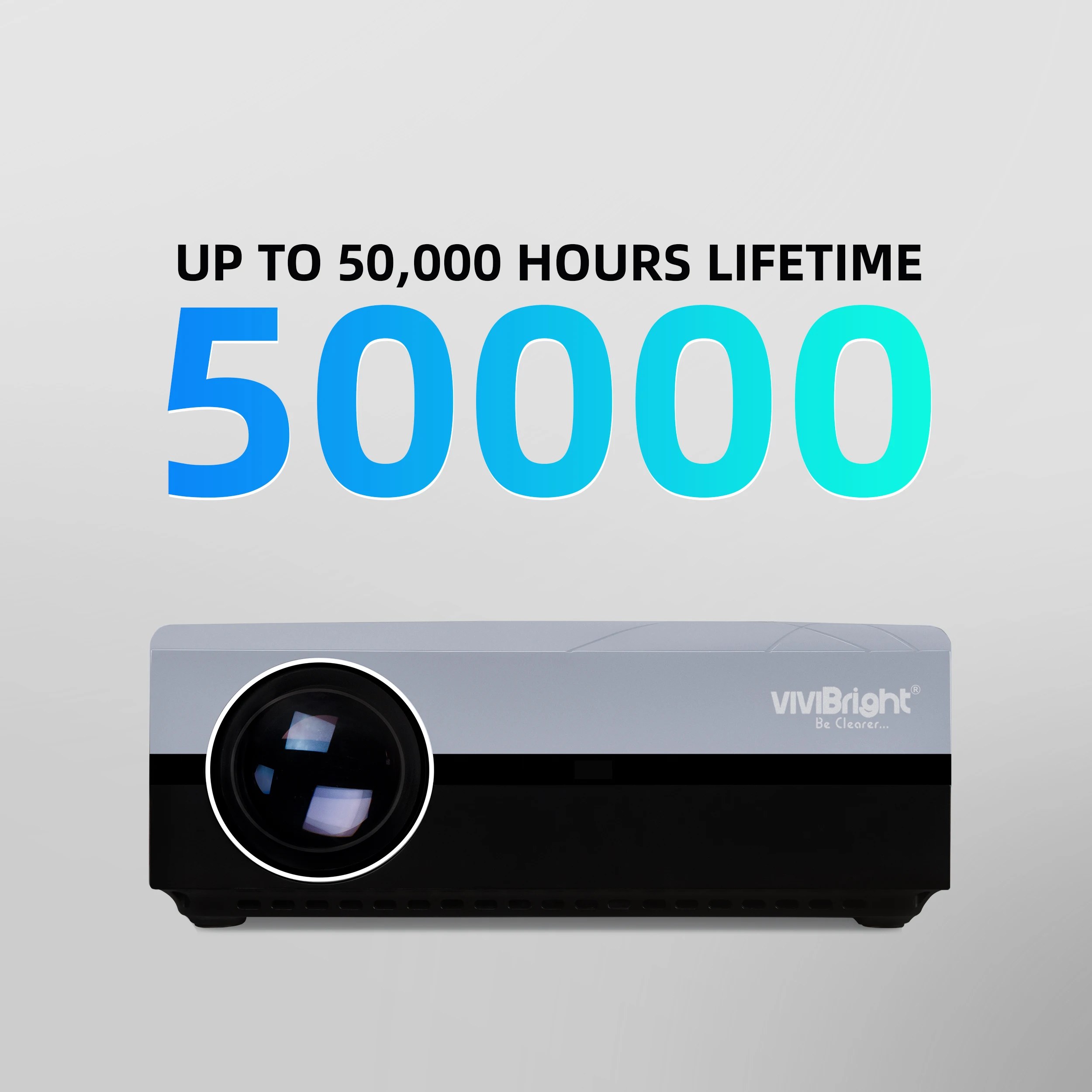 for business/outdoor high brightness 1080P FHD projector F20UP Vivibright cast phone to larger movie easycarry
