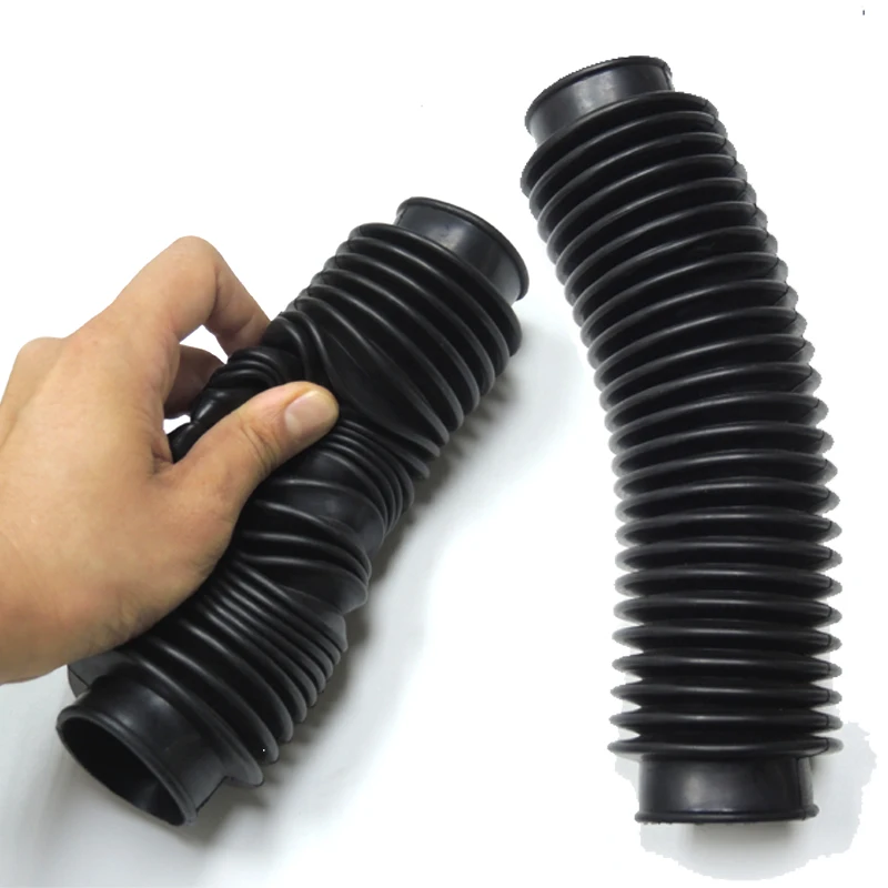 Universal Neoprene Flexible Accordion Cylinder Rubber Round Dust Bellow 4' Hose Covers Boot Silicone Rubber Bellow