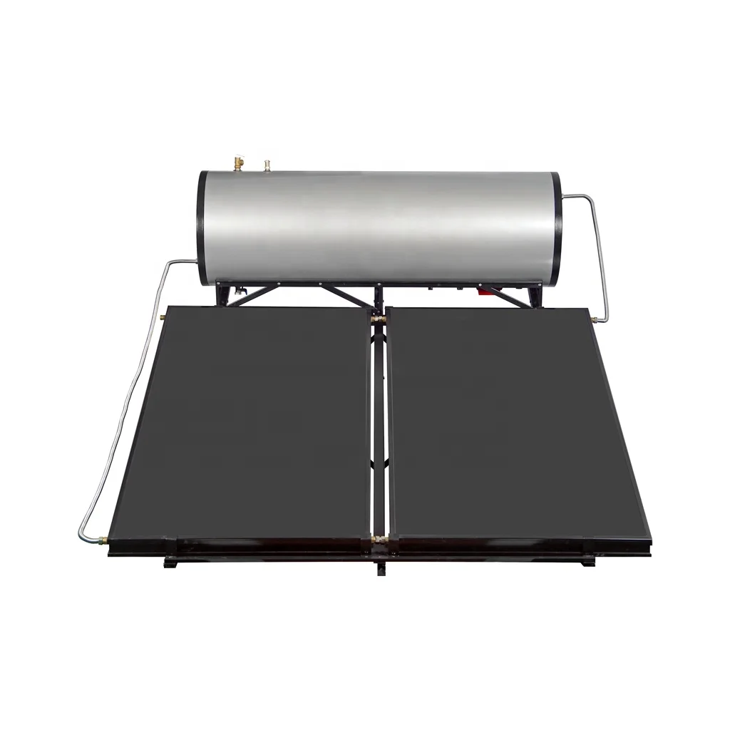 Mild Vessels stainless steel outer tank on request blue selective Coating solar water heater 200l