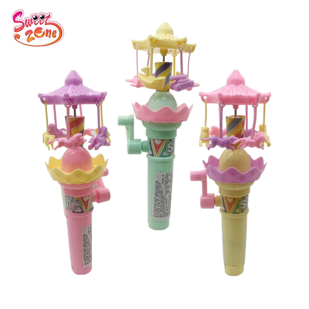 wholesale high quality toy Light Up flash toys hand shake carousel toy