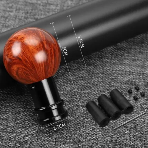 Modified accessory wood grain and carbon gear lever carbon style MT/AT regular used by Sendtro products