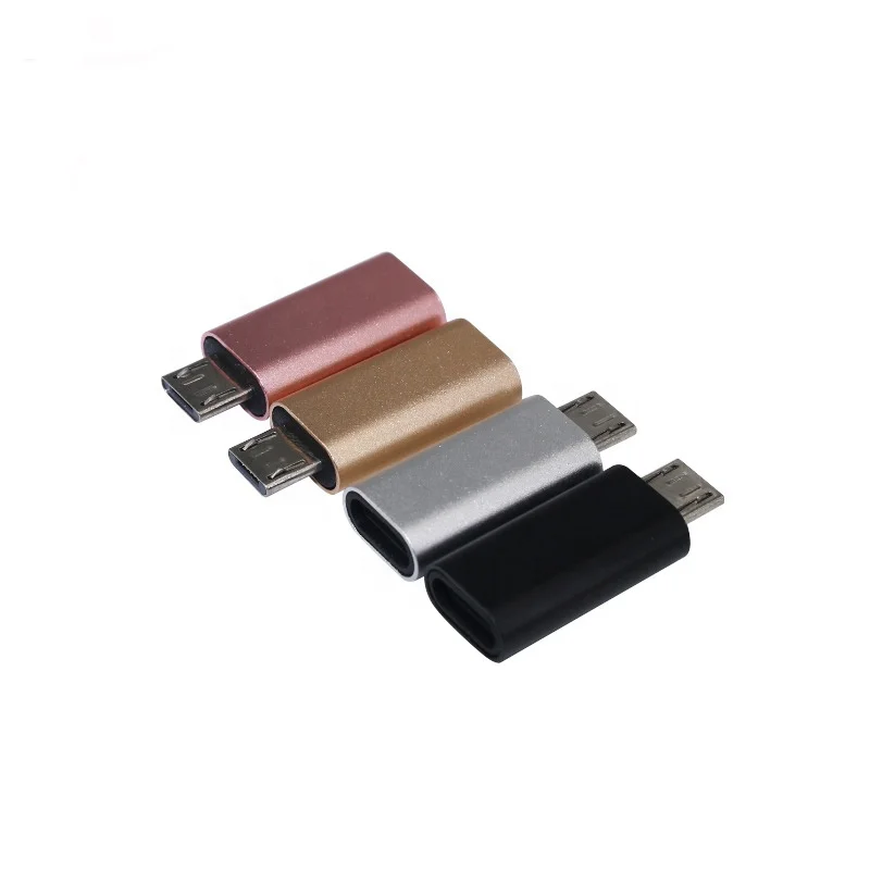 
OEM Wholesale For Lightning iOS 8Pin Female To Micro Usb Male Phone Adapter With Aluminium Alloy Shell 