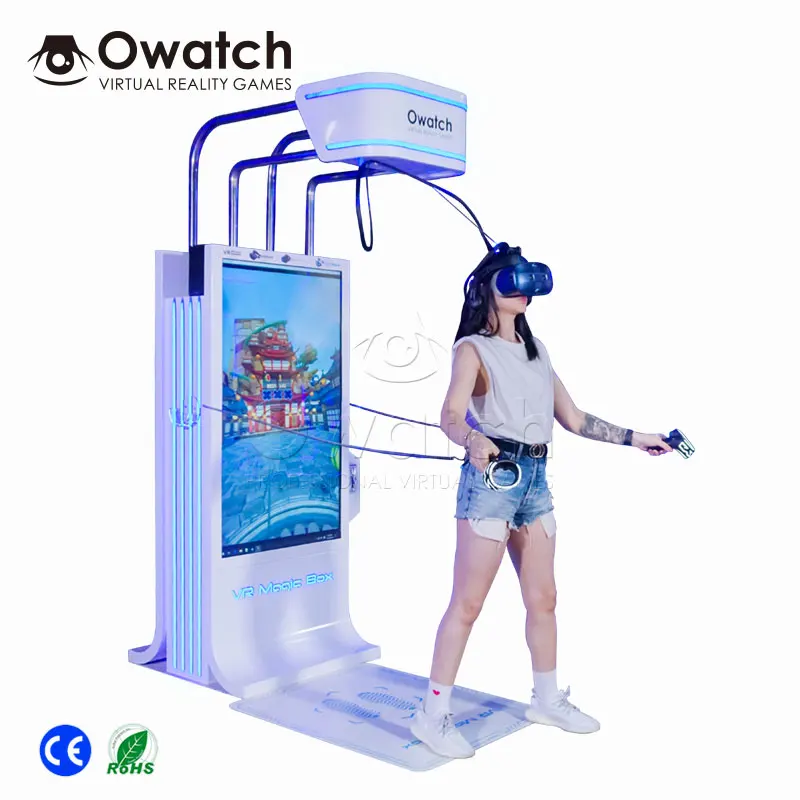 VR single person Magic Interactive 1 Player 9d virtual reality Gaming Simulator Standing VR Self service Platform
