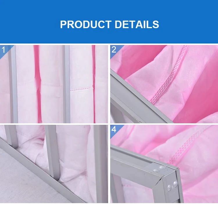 Fiberglass Dust Collector Bag Purifier F5 F6 F7 F8 F9 Vent synthetic fiber air conditioning pocket filter media roll for ahu