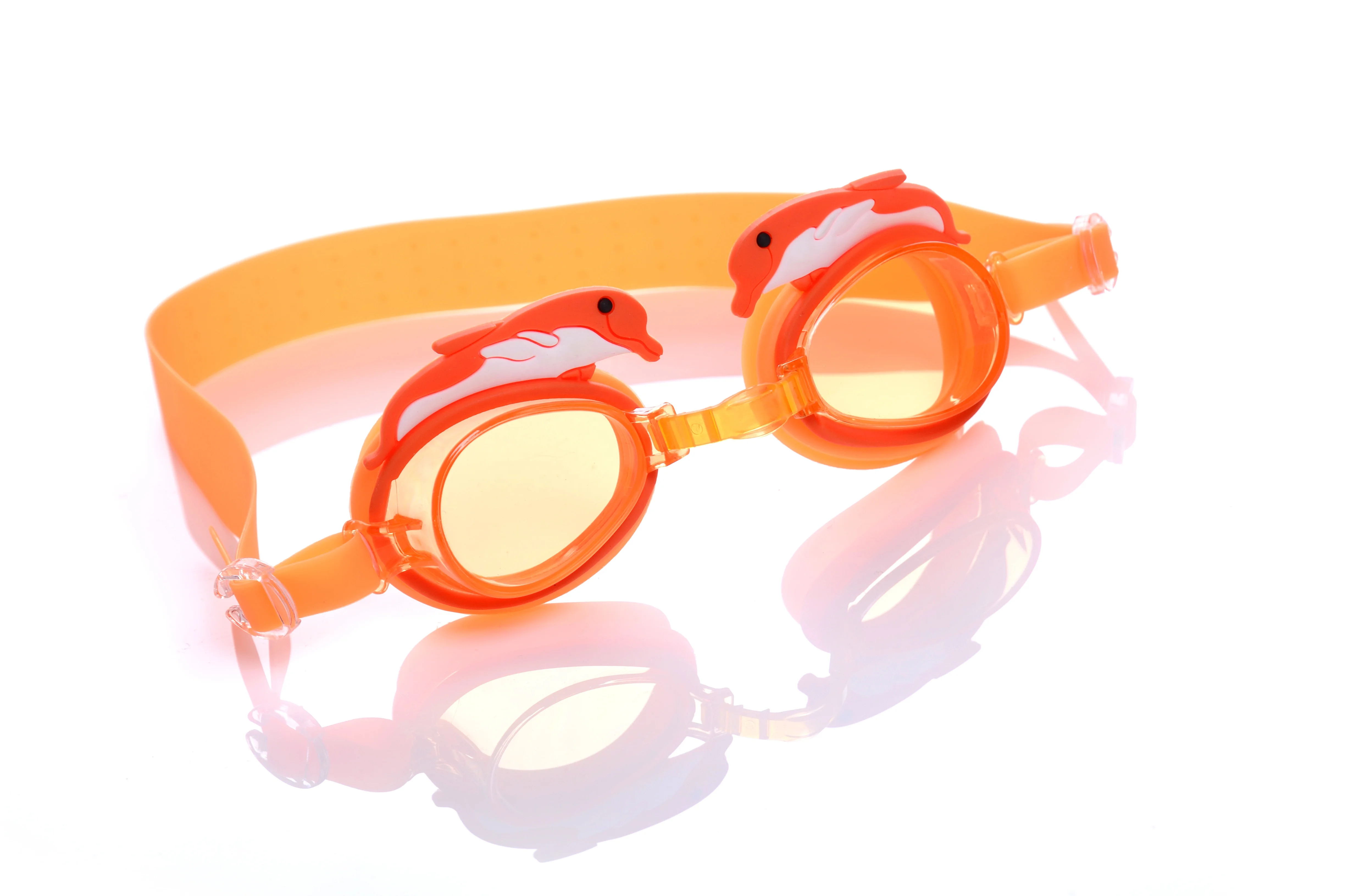 best kids children cute interesting design aqua waterproof silicone comfortable swimming goggles