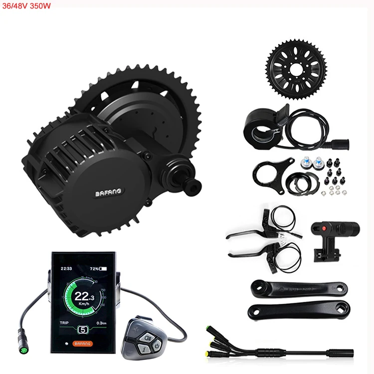 Комплект для переоборудования велосипеда Bafang, 250 Вт, средний приводной двигатель, с электроприводом