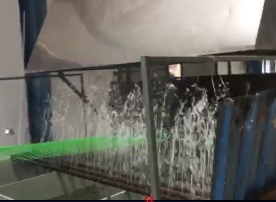 welded wire mesh powder pvc coating machine