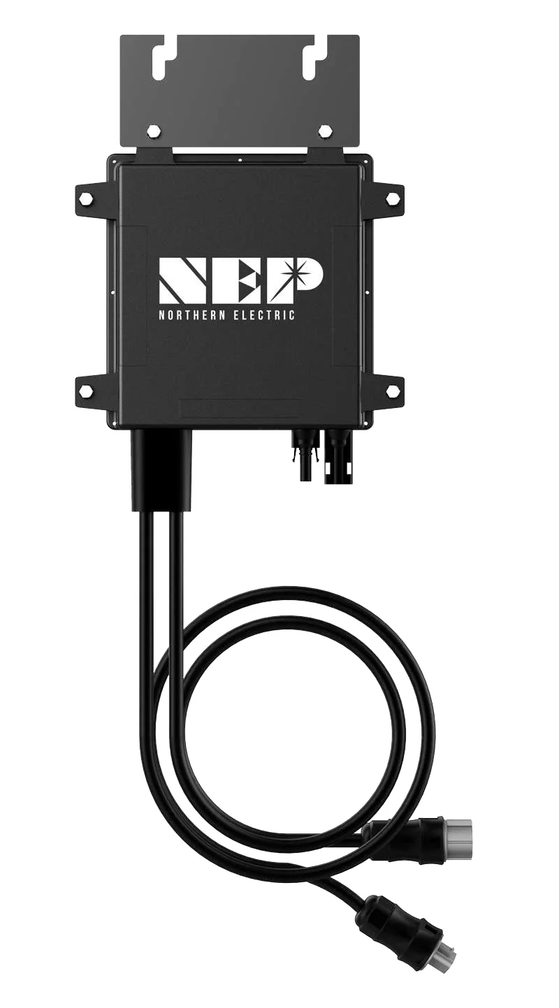 NEP 400w Mini Solar Micro Inverter Dc To Ac Wifi On Grid Solar Inverter For Home Balcony Photovoltaic Solar Panel System