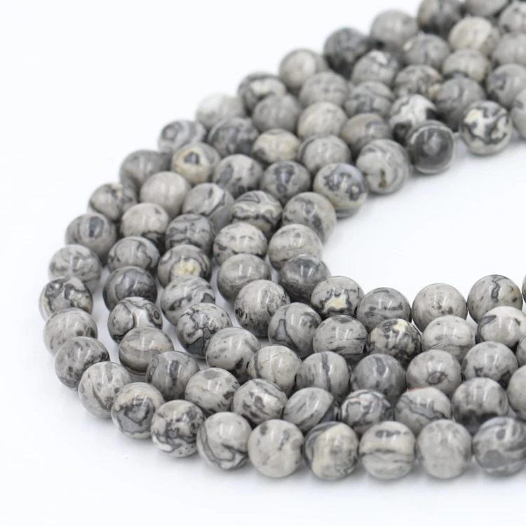 
Wholesale High quality natural stone bead unakite beads 6mm for jewelry making 