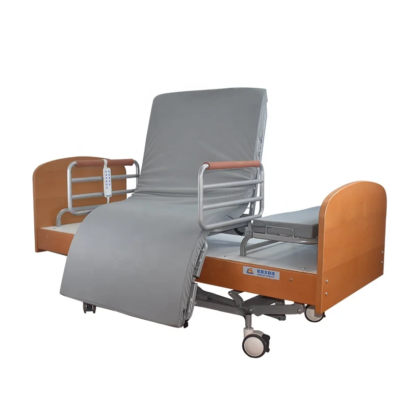 Wooden Electric Rotating Hospital Beds for Nursing Homes
