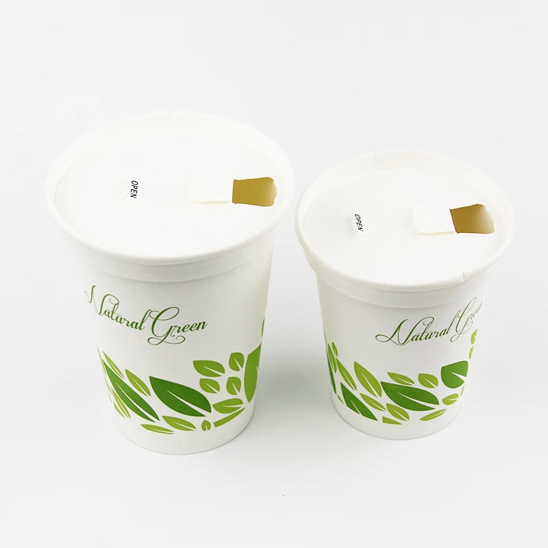 8oz 12oz 16oz 100% biodegradable pla coffee cups