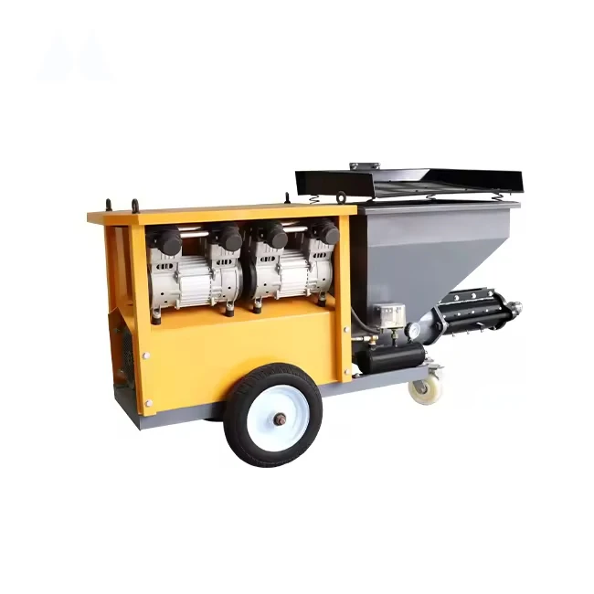 New Popular Waterproofing Cement Mortar Sprayer Grouting Machine with 100L Hopper featuring Engine and Motor Core Components