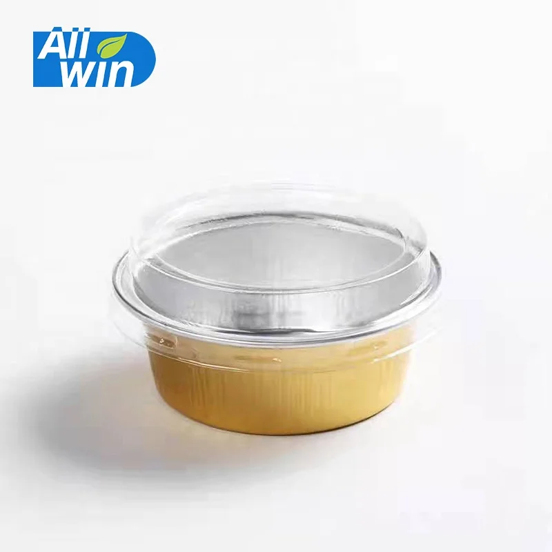 55ml Aluminum Foil Cup Cake Bowl Pans Muffin Ramekin Utility Souffle Cup Round Colorful Aluminum Foil Container