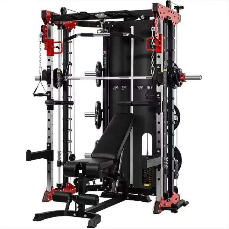 Jungel cable crossover commercial Gym Equipment Multifunctional Fitness Squat Rack Power Racks crossover cable
