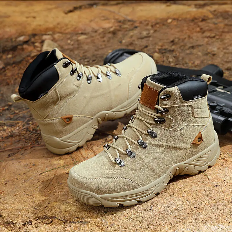 Wecoo 2021 Wholesale Warm Hiking Shoes Army Military Safety Men Hiking Winter Boots Customize Waterproof Hiking Shoes
