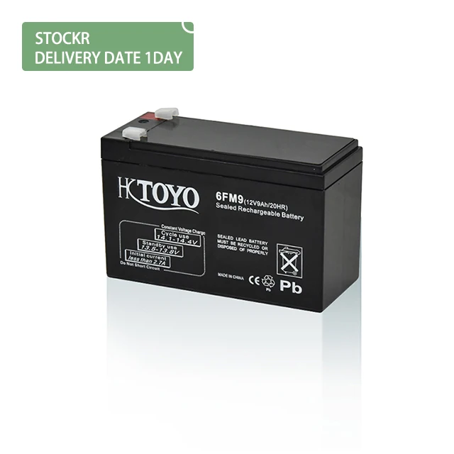 Good Quality Solar Battery Rechargeable Pack Inverter 12V9ah 10ah 12ah 20ah Deep Cycle Bike Batteries Ups Lead Acid Batteries