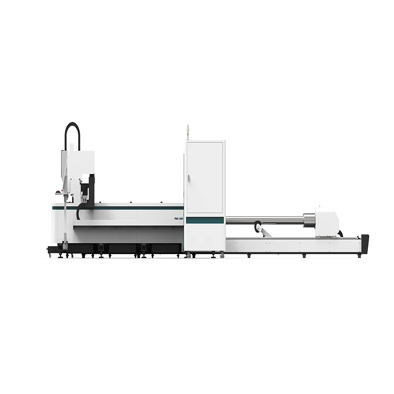 Metal Plate +Round/Square tube Exchange table Fiber laser cutting machine  for steel aluminum