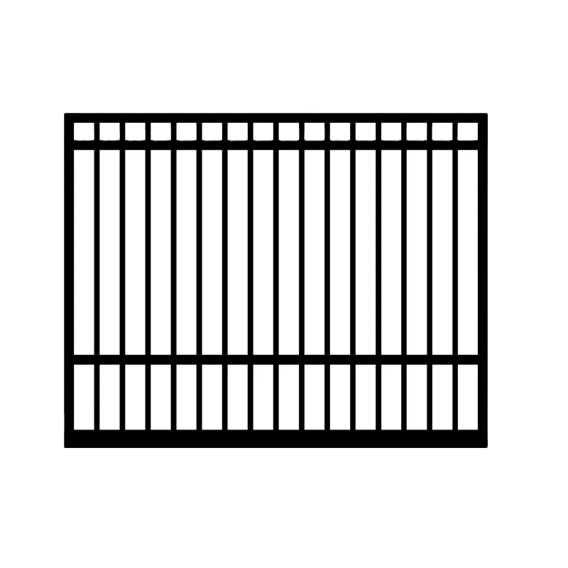 High Quality Galvanized Metal Models Wrought Iron Gates Single Main Door Exterior Iron Gate
