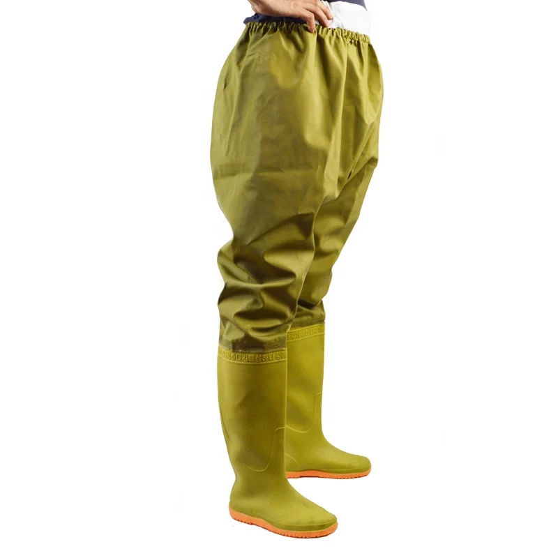 Мужские высокие сапоги из ПВХ, оптовая продажа, Китай, высококачественные дышащие водонепроницаемые сапоги для рыбалки