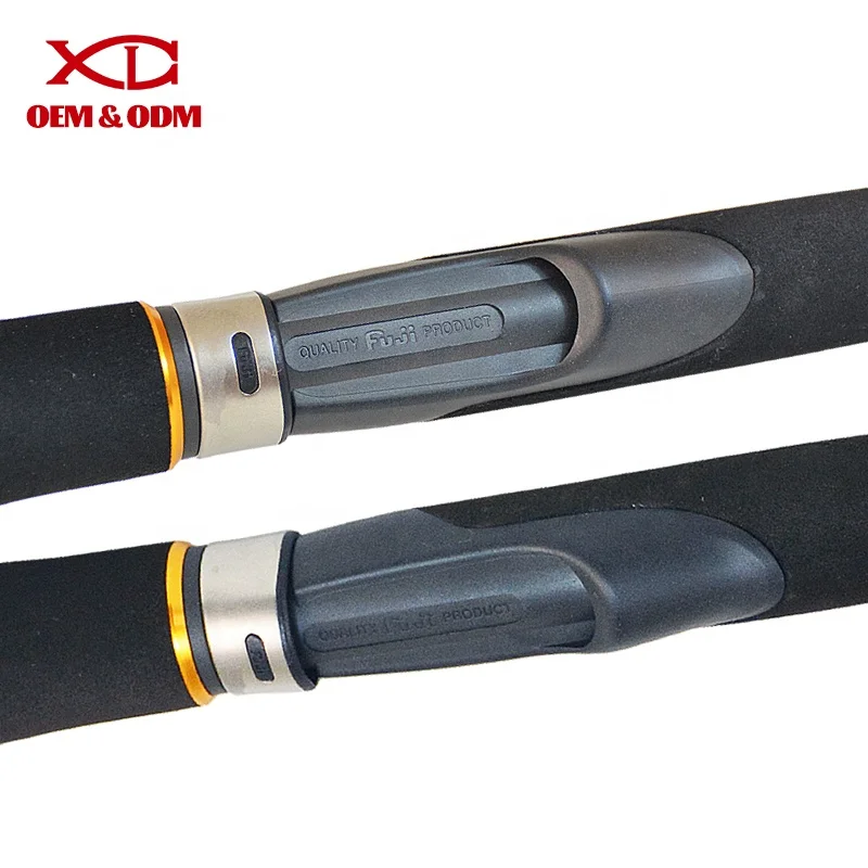 XDL Promotion 2.43m 2.83m 3.02m Fuji baitcasting rod 2 sections Carbon Fiber spinning rod fishing feeder rod