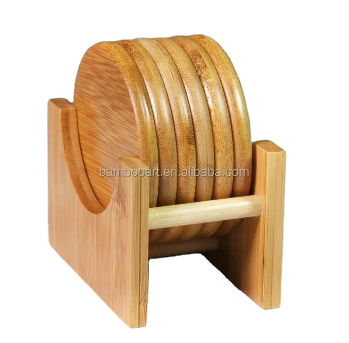 bamboo coaster set