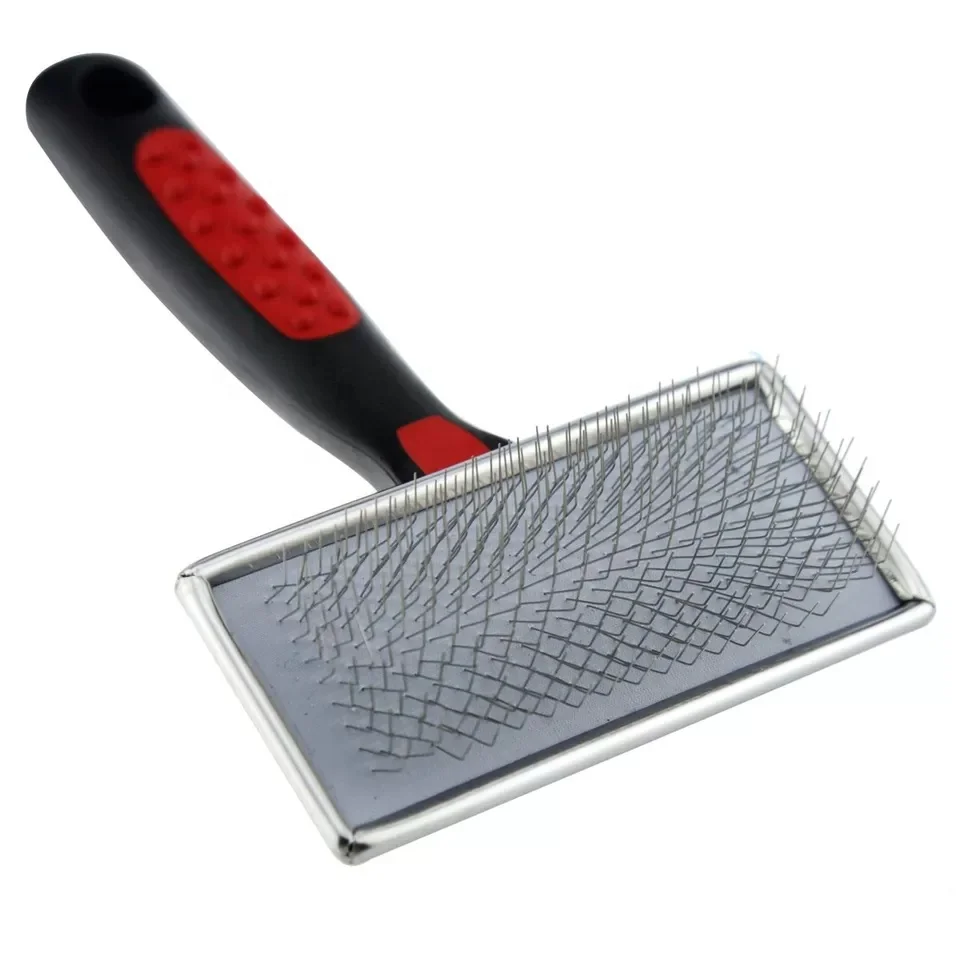 Dog Cat Pet Hair Fur Pet Grooming Slicker Brush Comb Pet Dog With Pins