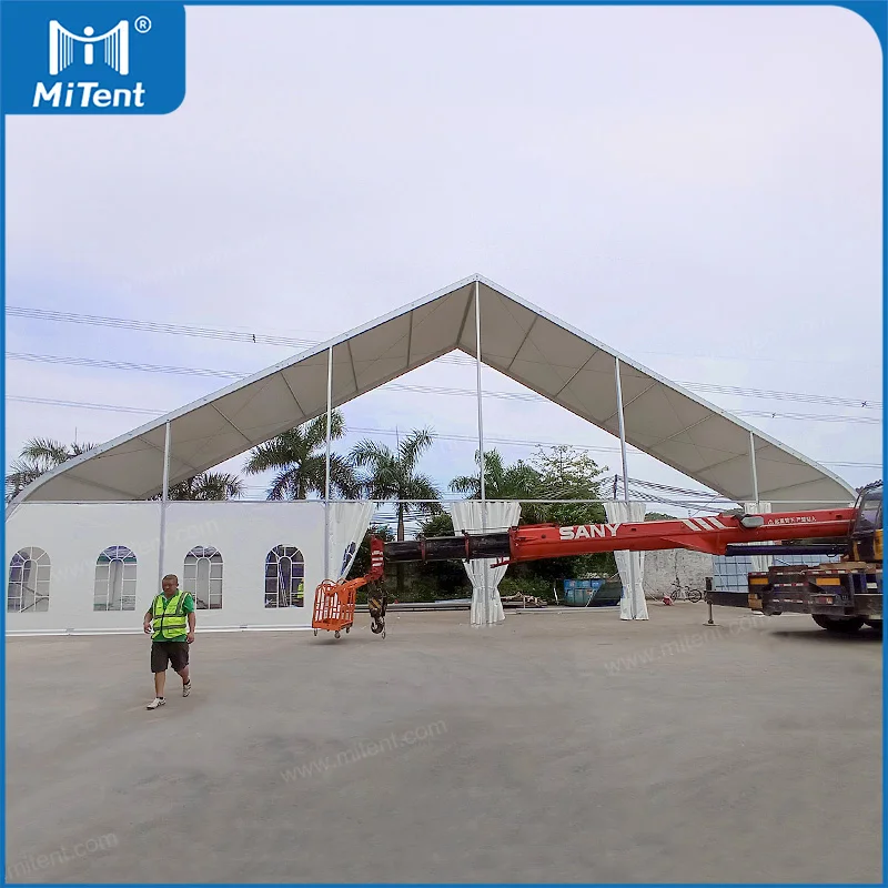 High Quality Miluxe Tent for Marriage with Church Windows for Big Outdoor Events Rental Tent