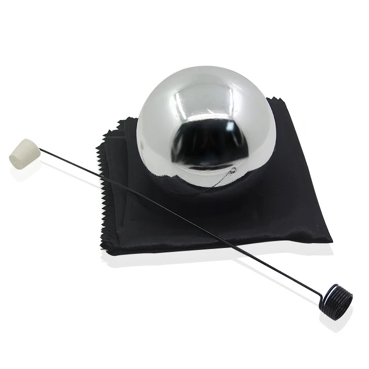 BrilliantMagic Silver Magic Ball Levitation Trick Float Ball Toy for Magic Performance Prop