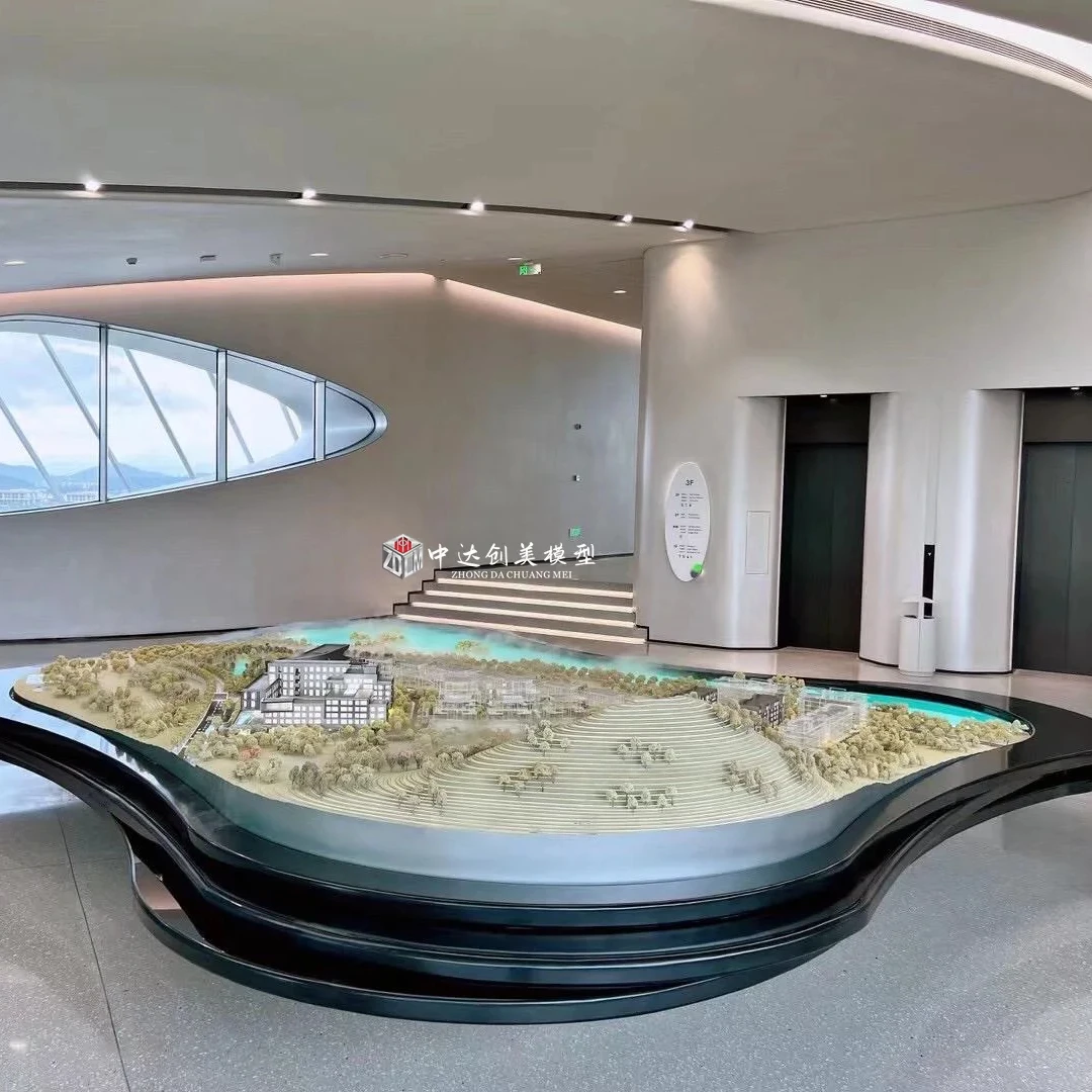 Дизайн экстерьера архитектурная масштабная модель Архитектурная 3d здания производство