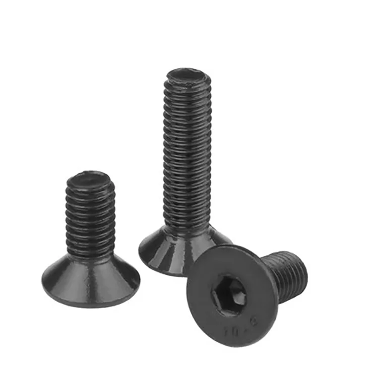 
DIN7991 12.9 grade high quality Hexagon Socket Hexagon Socket Countersunk Head Screws 