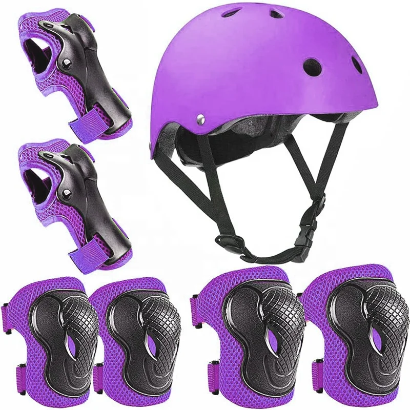 High Quality ABS Skateboard Skating Helmet Wrist Guards wristbands Child Bike Cycling Skating Safety Helmets