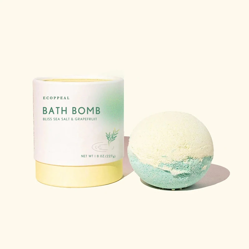 Vegan Fizzies Colorful Sea Salt bubble Handmade Press Wholesale Bath bombs