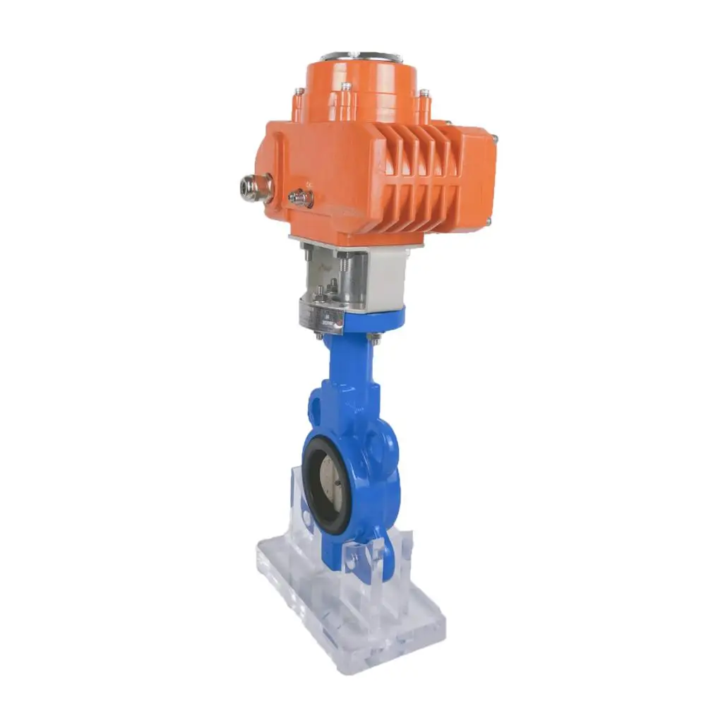 Super September valve butterfly dn 150 price list with mini electric actuator
