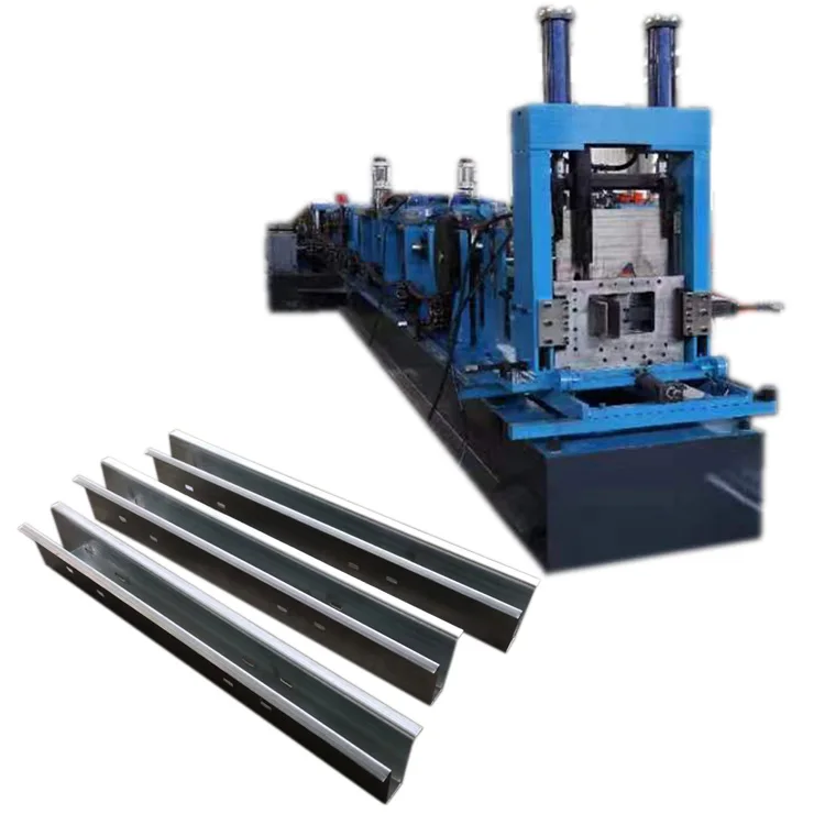Steel beam c purlin structural panel making machine c purlin roll forming machine