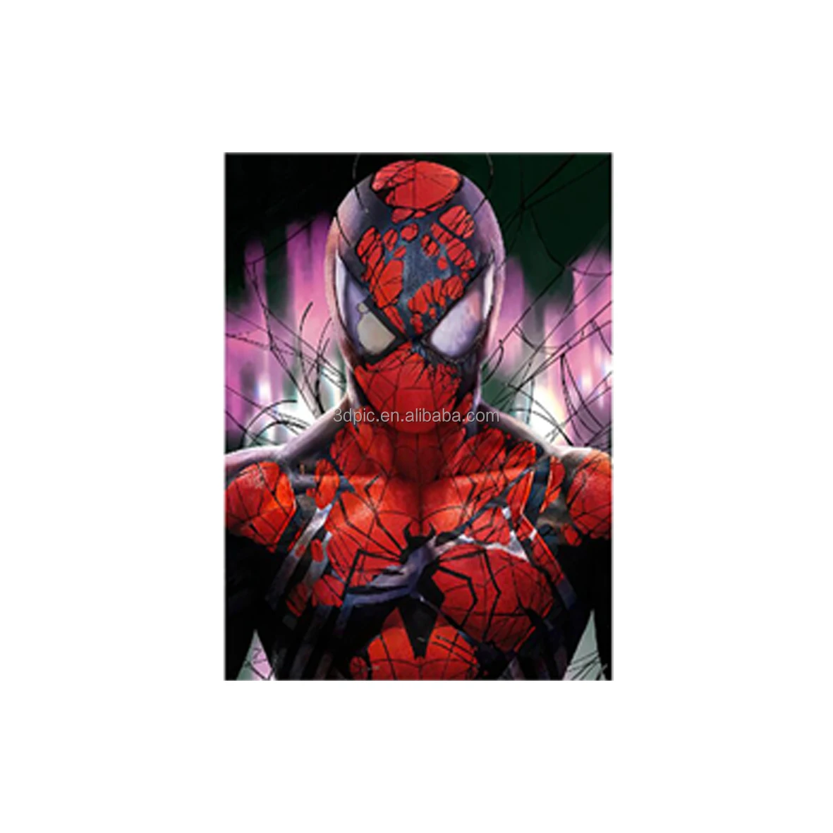 Custom Printed Full Color 3D Cartoon Characters Lenticular Poster stickers