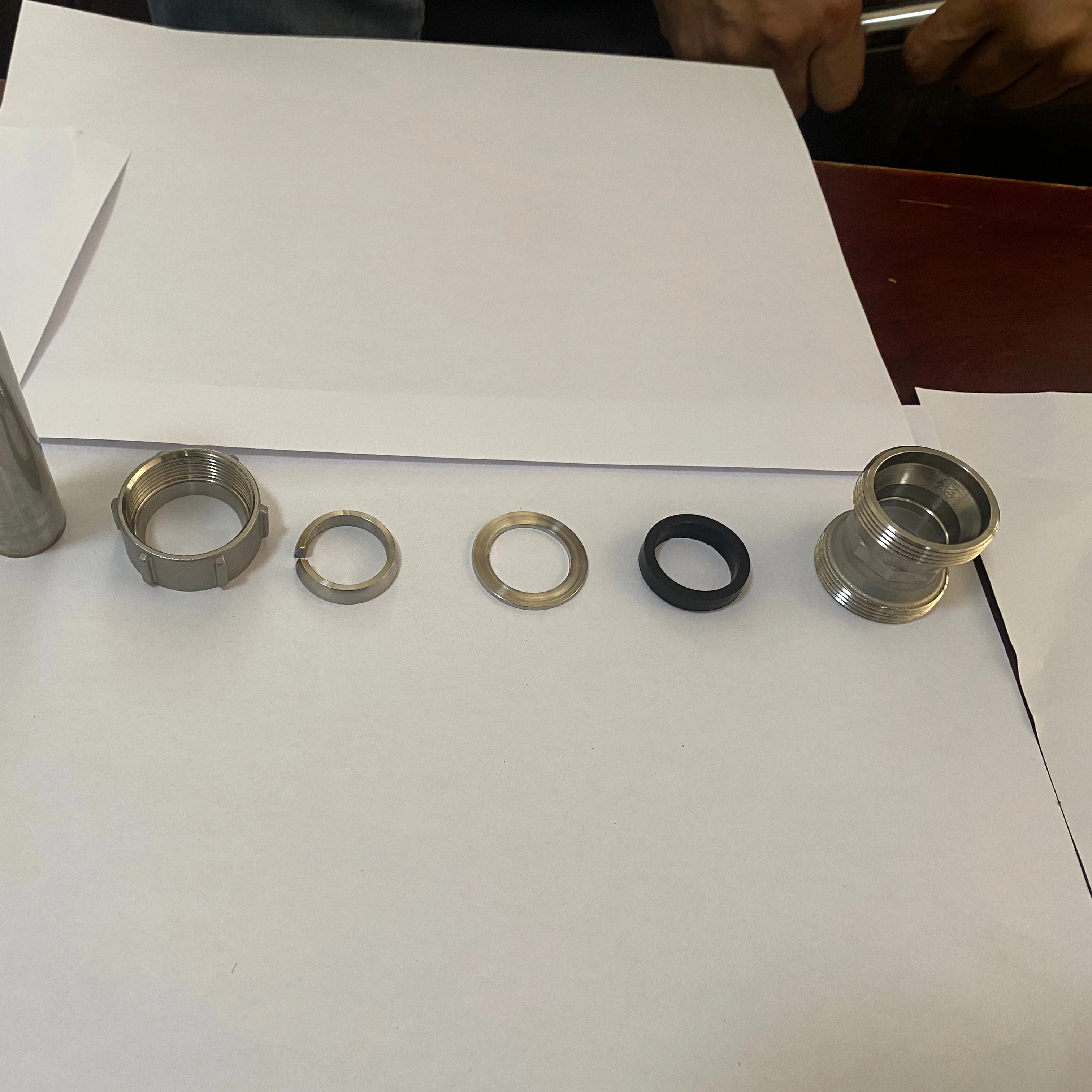 Convenient Straight Pipe Joint Equal Coupling Press Straight Pipe Joint Stainless Steel New Connect Fittings For Plumbing