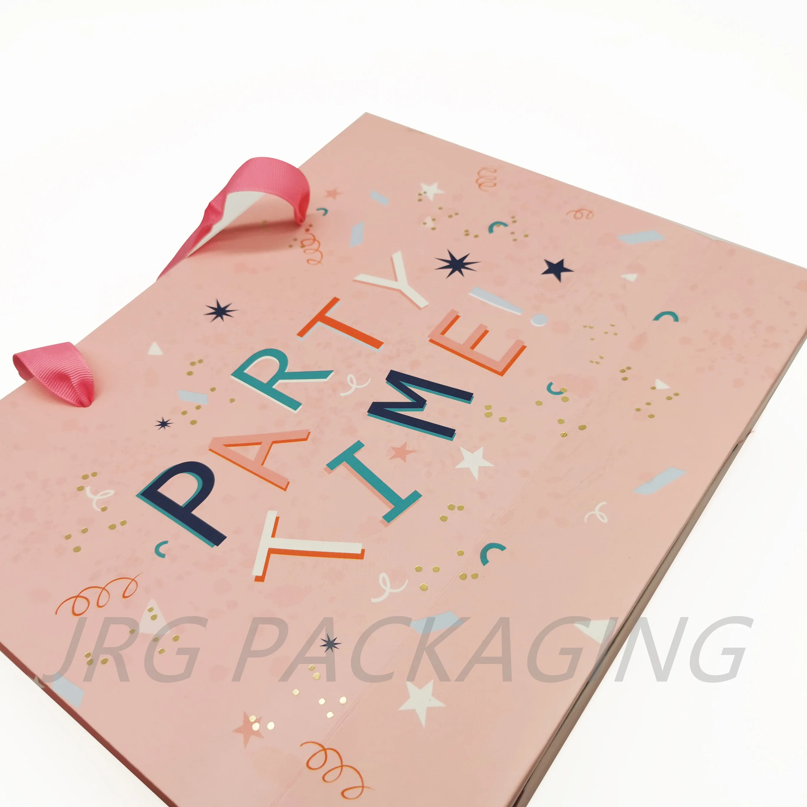 Premium Custom Logo Design Boutique Christmas Kraft Paper Bags Gift Wrapping Bags With Your Own Logo Handle Shopping bags