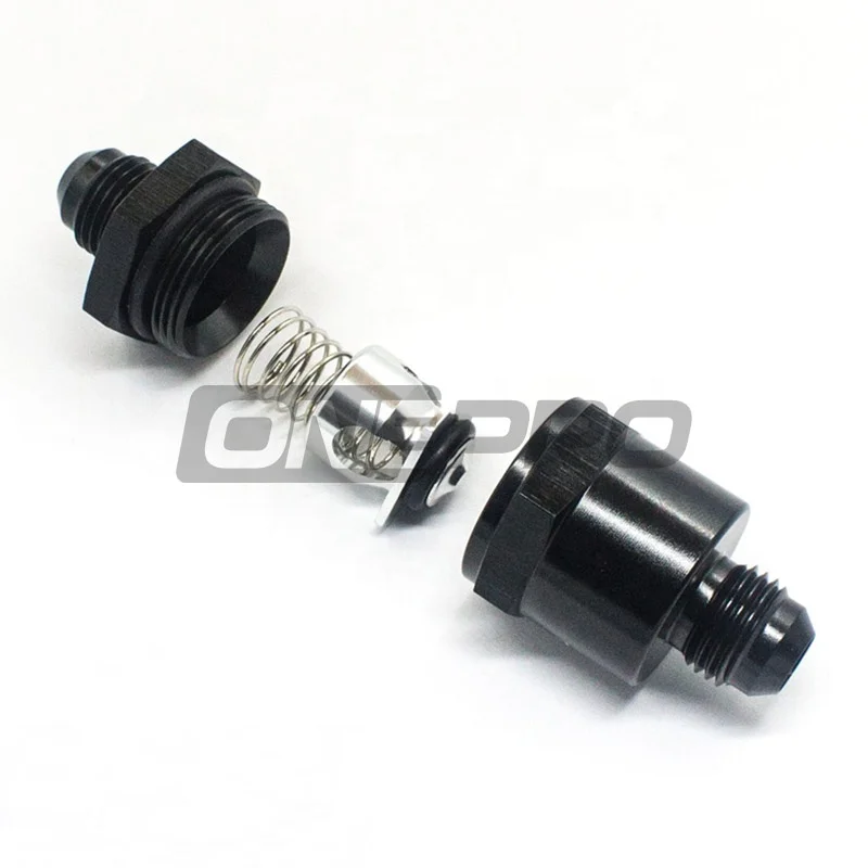 High Performance Aluminum Alloy Fuel Oil Inline 6AN 8AN 10AN 8 AN Non Return One Way Check Valve