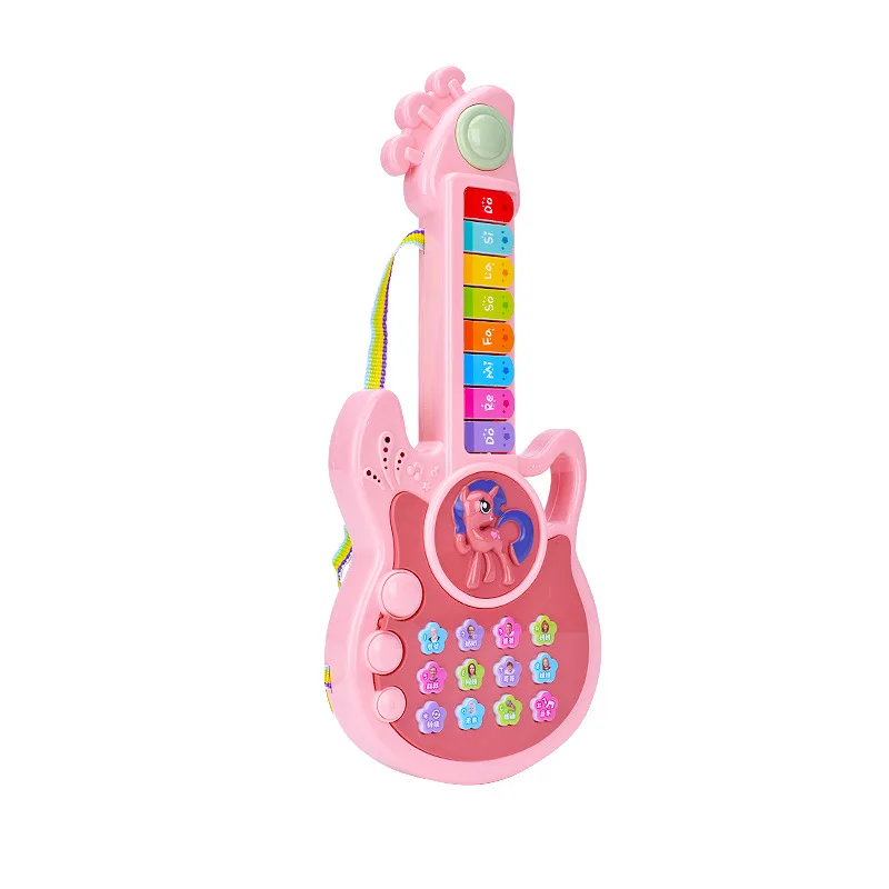 Wholesale Musical Instruments Learning Toys Guitar Musical Toys for Kids Babies Guitar Musical Toys