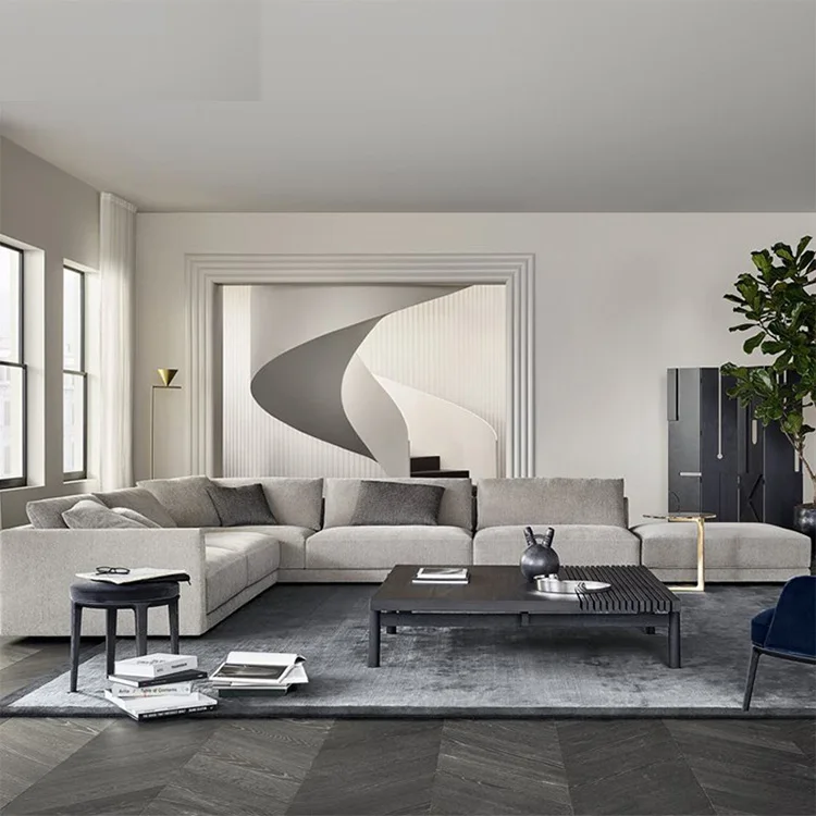 C Shaped Furniture Design Best Quality Beautiful Bedroom Sofa Set